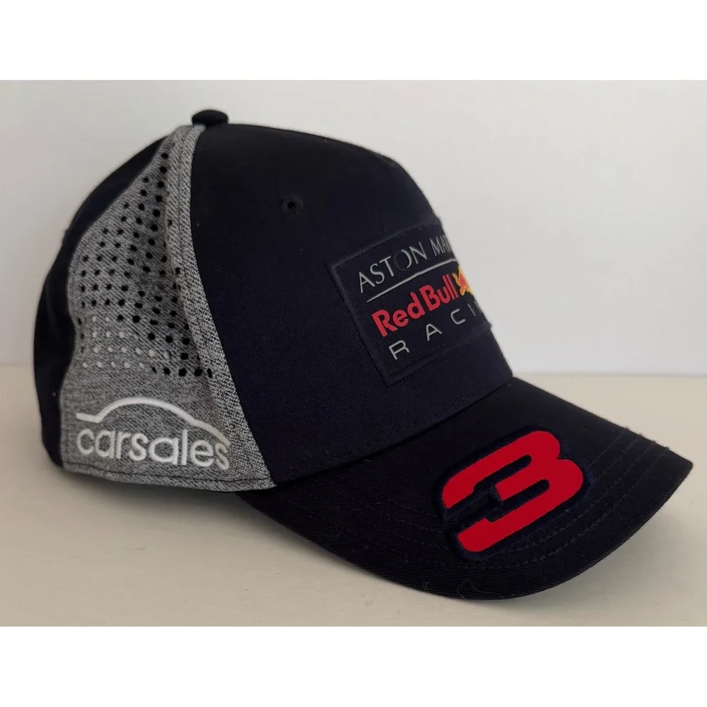 Puma Aston Martin Red Bull Racing Daniel Ricciardo 3 Hat Navy Blue Snapback Cap
